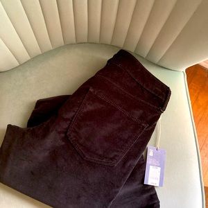 Black velvet high rise skinny pants by Universal Thread. Brand new. Never worn!